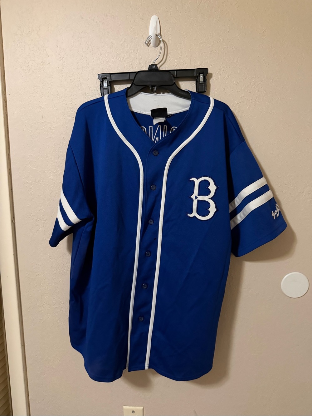 Majestic Royal Blue Robinson 42 Cooperstown Collection Jersey